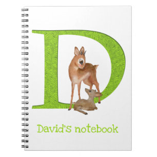 Animal ABC D is for dik-dik notebook