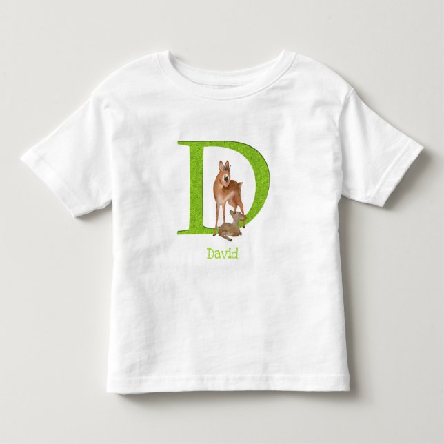 Animal ABC D is for dik-dik T-shirt (Front)