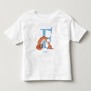 Animal ABC F is for fox T-shirt