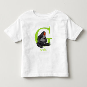 Animal ABC G is for gorilla T-shirt