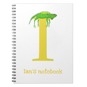 Animal ABC I est pour le carnet iguana