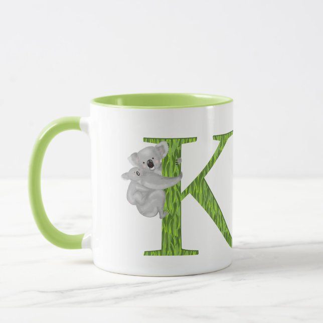 Animal ABC K is for koala mug (Left)