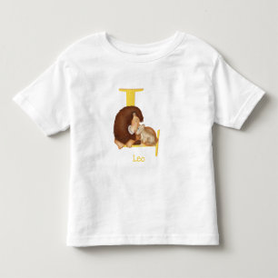 Animal ABC L is for lion T-shirt