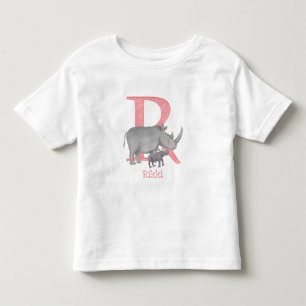 Animal ABC R is for rhino T-shirt