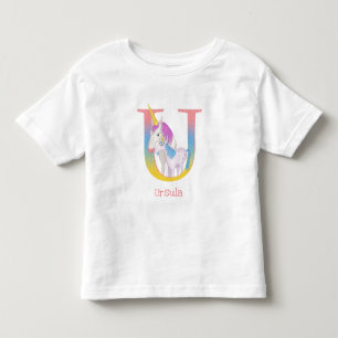 Animal ABC U is for unicorn T-shirt