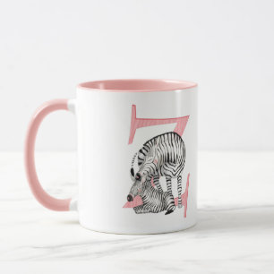 Animal ABC Z is for zebra mug
