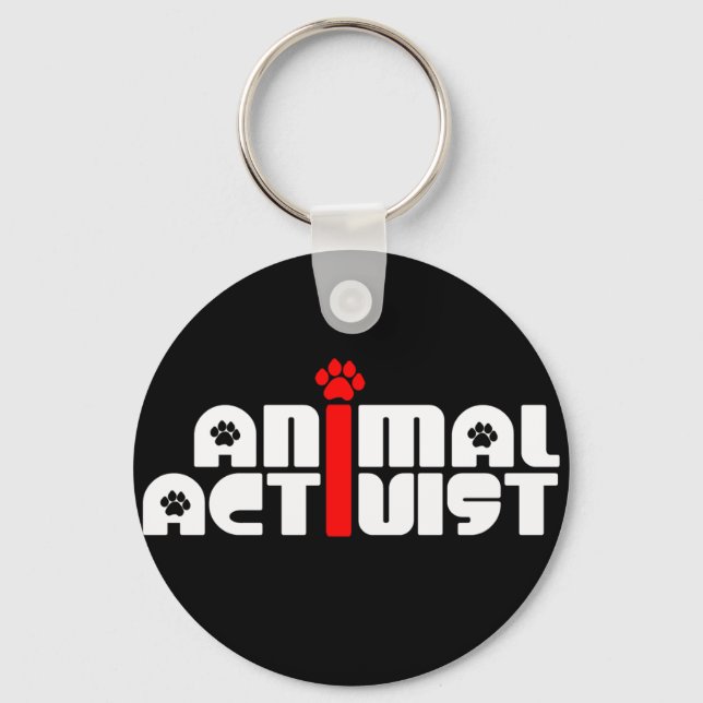 Animal Activist Keychain (Front)