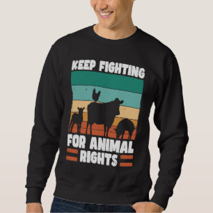Animal Activist Rescue Animals Conservation Rights Sweatshirt