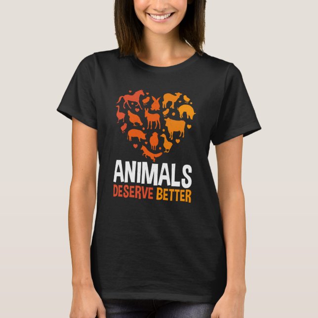 Animal Activist Rescue Animals Conservation Rights T-Shirt (Front)