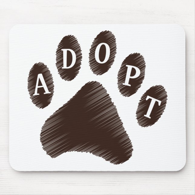 Animal Adoption Mouse Pad (Front)