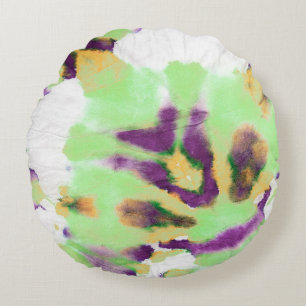 Animal African Print. African Exotic Background. L Round Pillow
