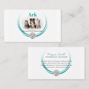 Animal Aid Association Volunteer Veterinarian Business Card