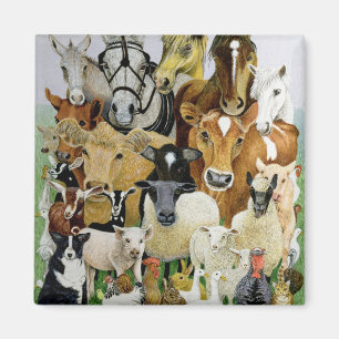 Animal Allsorts Magnet