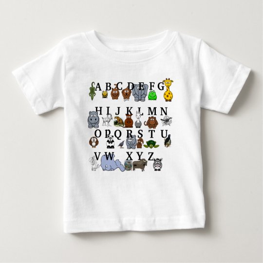 Animal Alphabet Baby T-Shirt