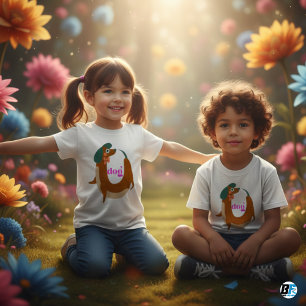 Animal Alphabet D For Dog Baby T-Shirt