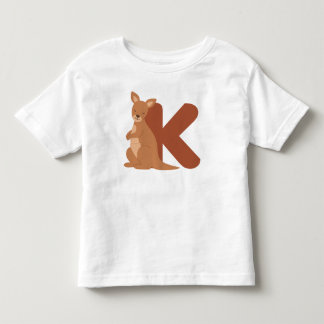 Animal alphabet K Toddler T-shirt