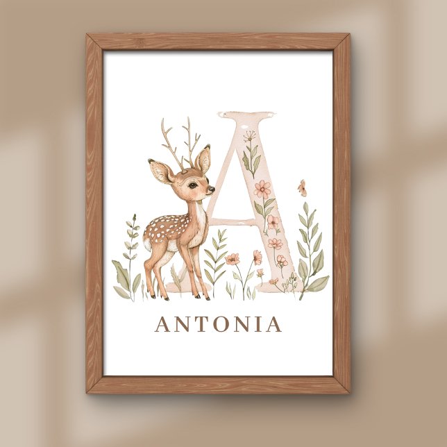 Animal Alphabet Letter A Kids Name Poster (Creator Uploaded)