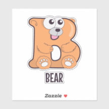 Animal Alphabet Letter - B (Bear)