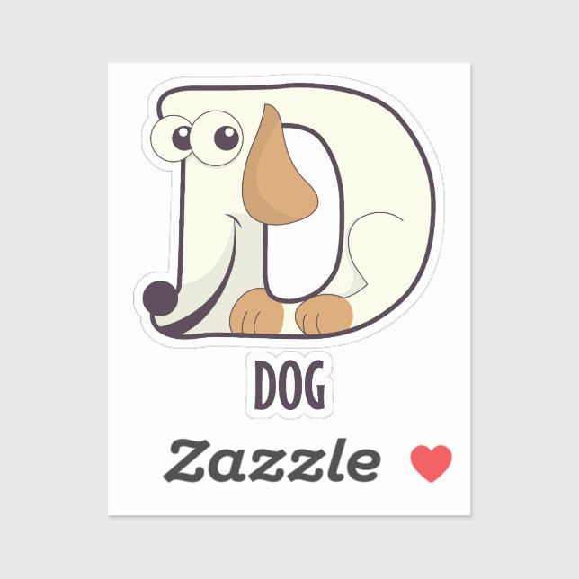 Animal Alphabet Letter - D (Sheet)