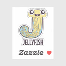 Animal Alphabet Letter - J (Jellyfish)