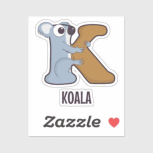 Animal Alphabet Letter - K (Koala)