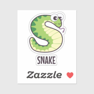 Animal Alphabet Letter - S (snake)