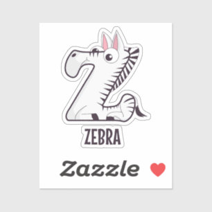 Animal Alphabet Letter - Z (Zebra)