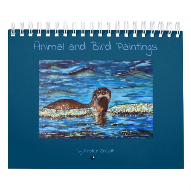 Animal and Bird Paintings Calendar (Cover)