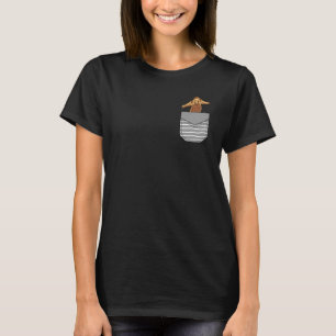 Animal Anteater In Pocket T-Shirt