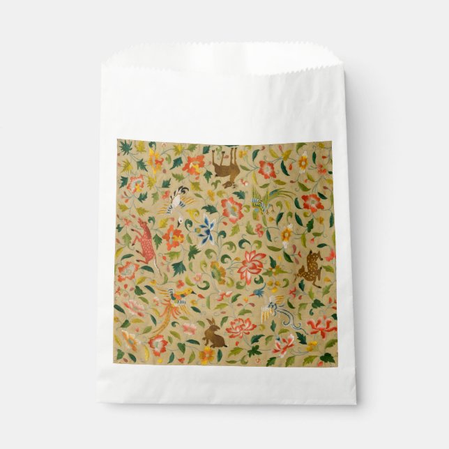 Animal Antique Horse Bird Deer Rabbit Favour Bag (Front)