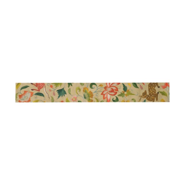 Animal Antique Horse Bird Deer Rabbit Invitation Belly Band (Flat)