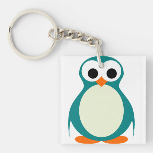 Animal, Aquatic, Bird Keychain