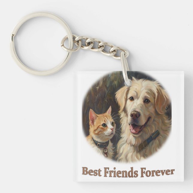 Animal Art Keychain (Front)