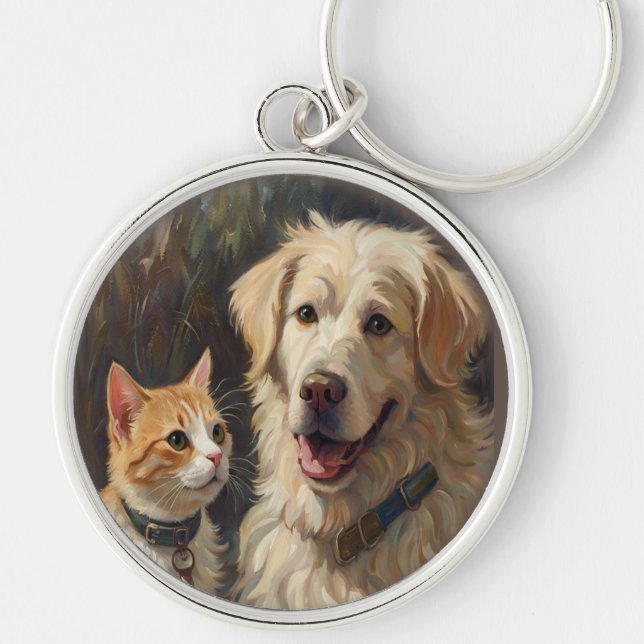 Animal Art Keychain (Front)