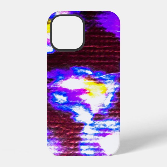 Animal Background. Dirty Art Pattern. Handmade Clo iPhone Case (Back)