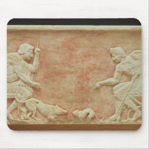 Animal baiting mouse pad