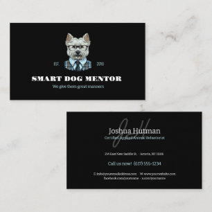 Animal Behaviorist   Dog Training Business Card