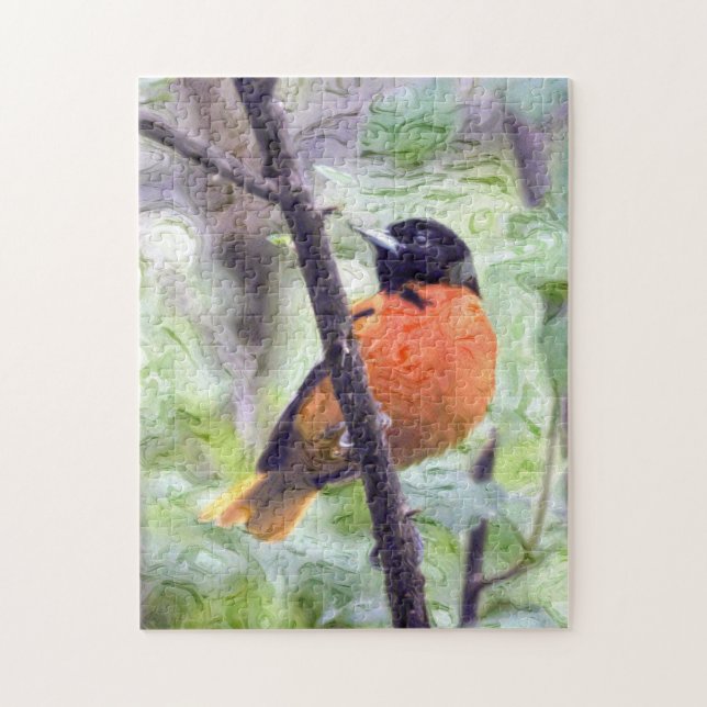 Animal Bird Baltimore Oriole Jigsaw Puzzle (Vertical)