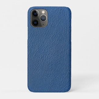 Animal Blue leather Print iPhone 11 Pro Case