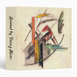 Animal by Franz Marc, Vintage Expressionism Art Binder