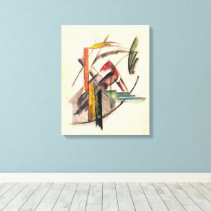 Animal by Franz Marc, Vintage Expressionism Art Canvas Print