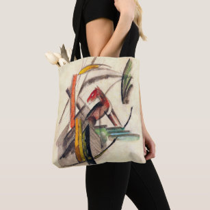 Animal by Franz Marc, Vintage Expressionism Art Tote Bag
