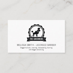 Animal Care Groomer   Cleaner Business Card