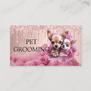 Animal Care Pet Grooming Spa Salon Puppy Business Card