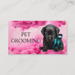 Animal Care Pet Grooming Spa Salon Puppy Business Card