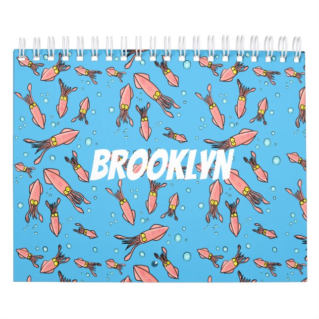 Animal cartoon illustration calendar (Cover)