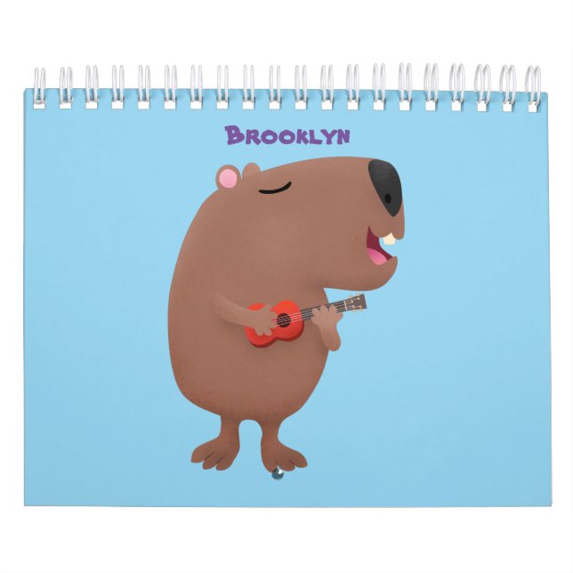 Animal cartoon illustration calendar (Cover)