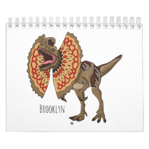 Animal cartoon illustration calendar