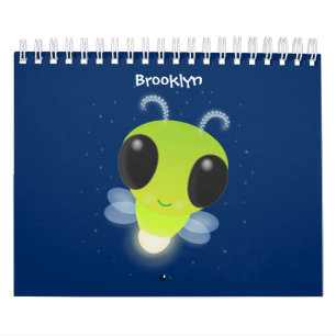 Animal cartoon illustration calendar
