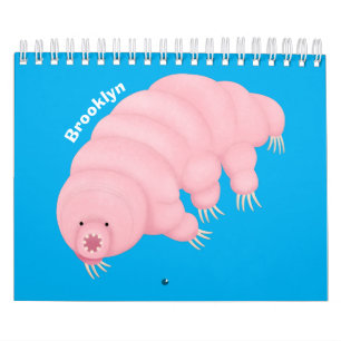 Animal cartoon illustration calendar